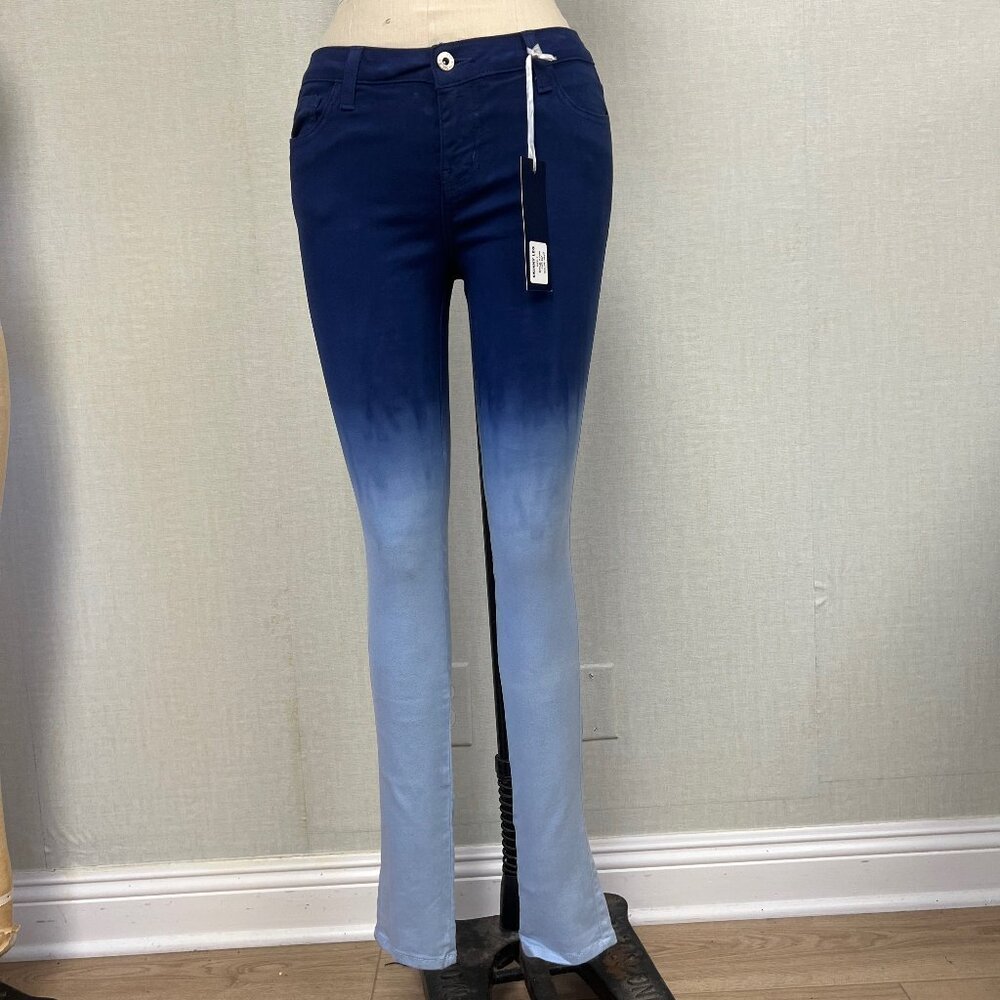 NWT Deadstock 2000s Ombre Low Rise Skinny Jeans by Bleu Jeans size 7